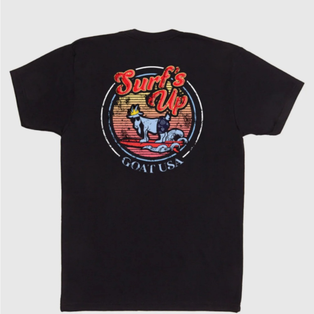 GOAT USA Surf's Up T-Shirt Adult Small